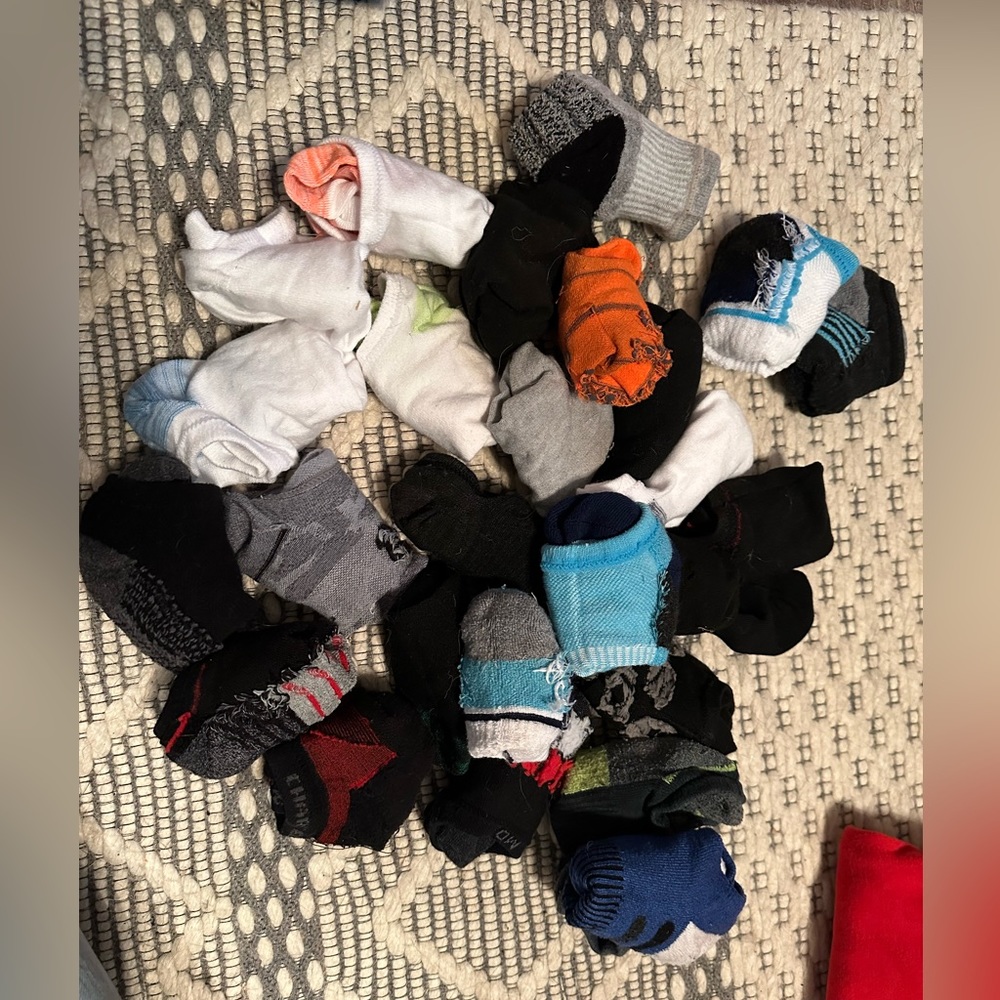 Boys sock lot size medium